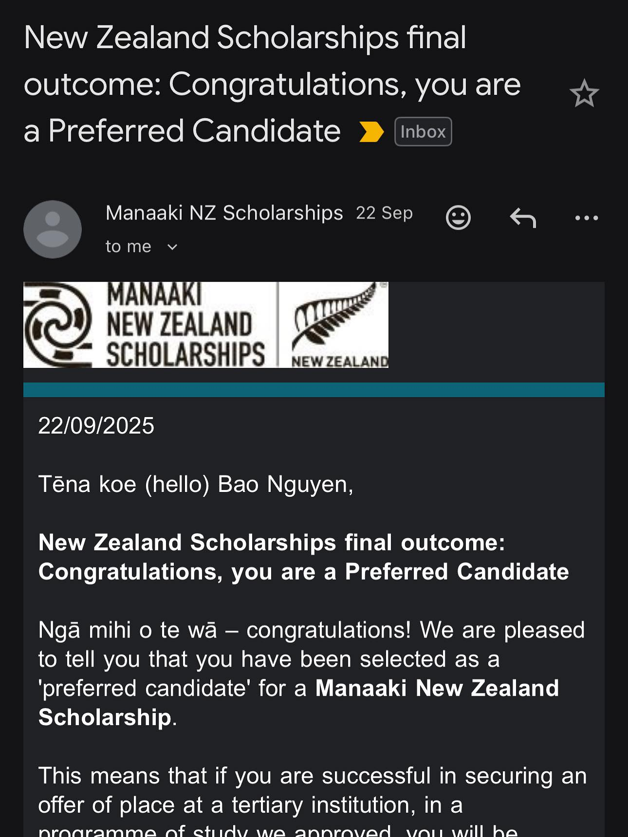 Hành trình chinh phục học bổng toàn phần New Zealand (P1)